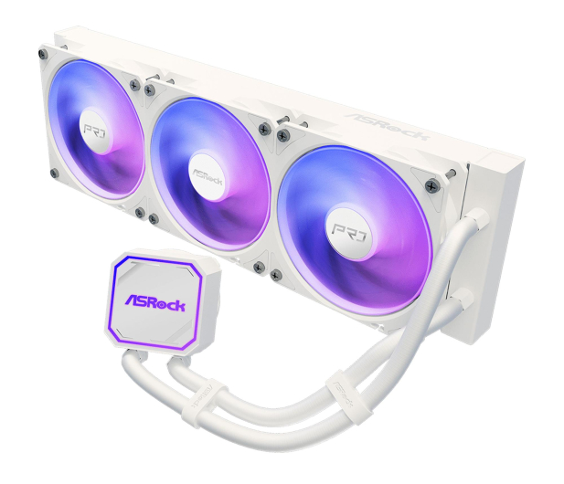 ASRock Pro White 360 ARGB 3x120mm - 1502294 - zdjęcie